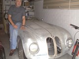 Wolf Grodd with his BMW  328 1941 Mille Miglia replica. Photo: Brooke Saunders